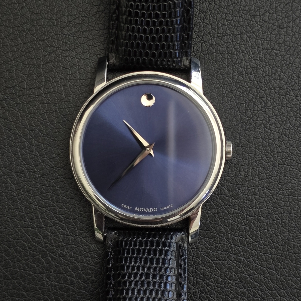 Movado Classic Museum Blue Dial 38mm